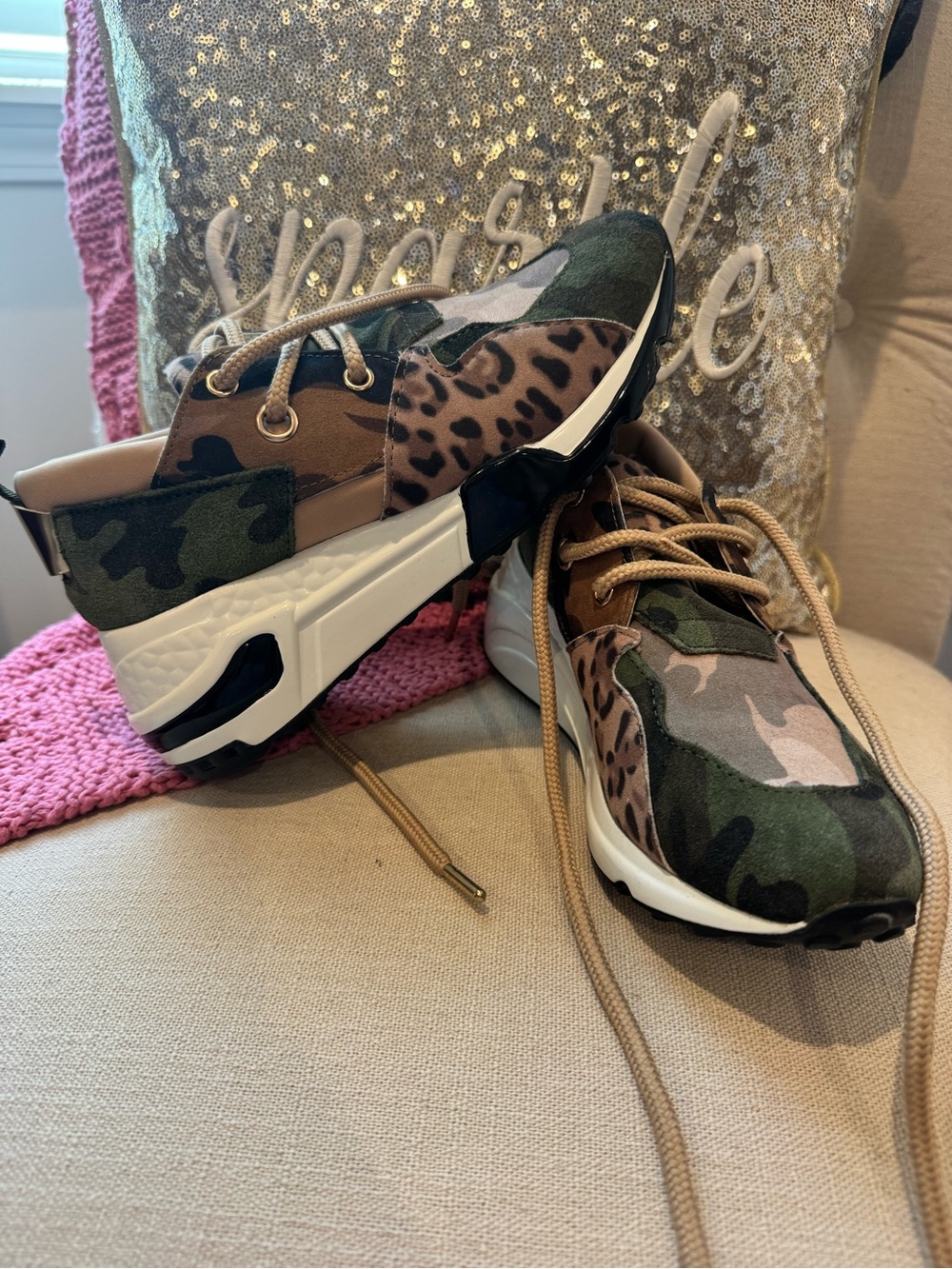 STEVE MADDEN Camouflage Sneakers